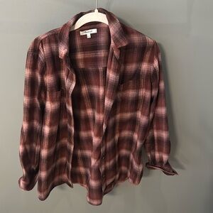 Madewell Flannel Top